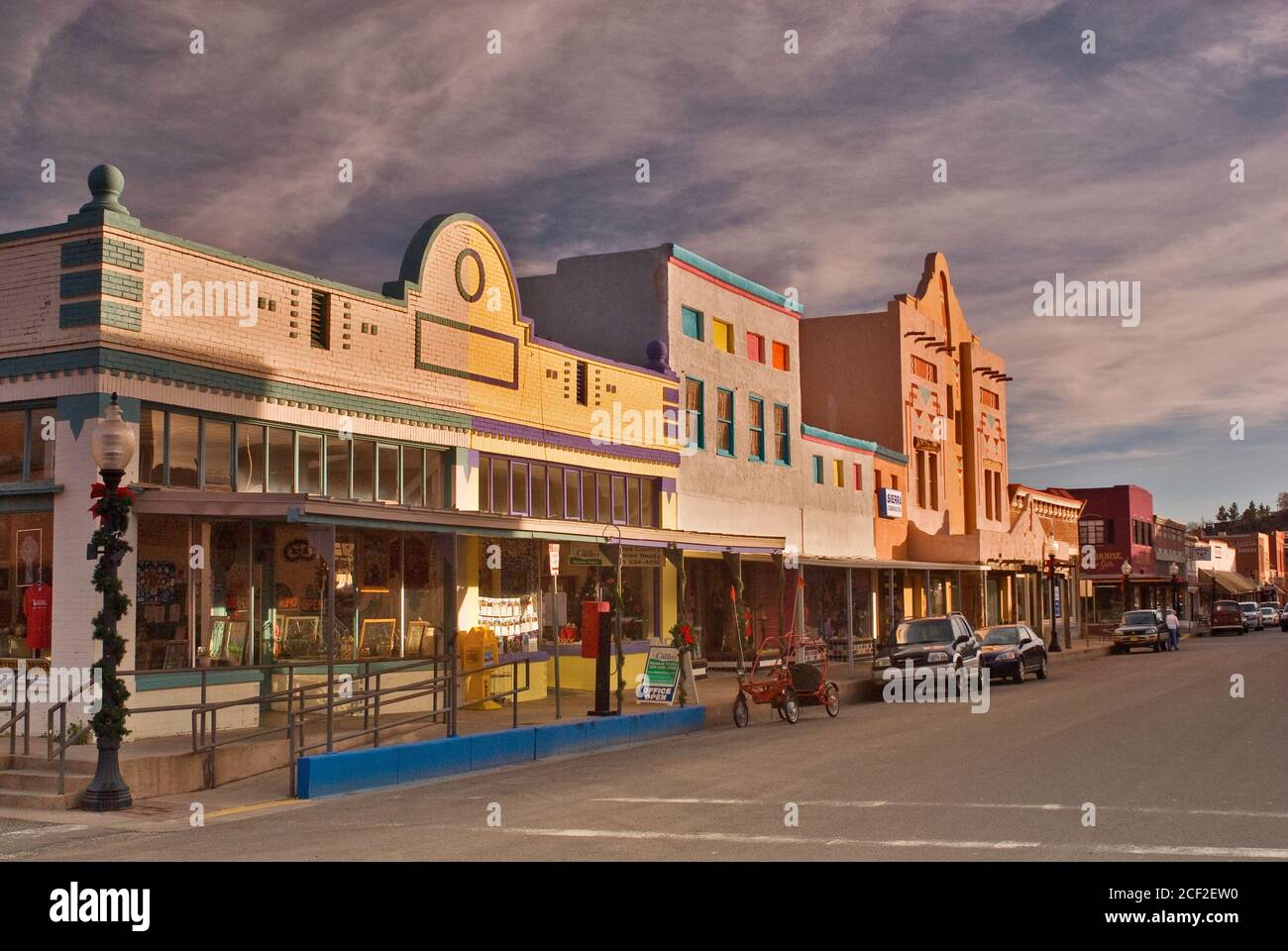 Bullard Street in Silver City, New Mexico, USA Stock Photo Alamy