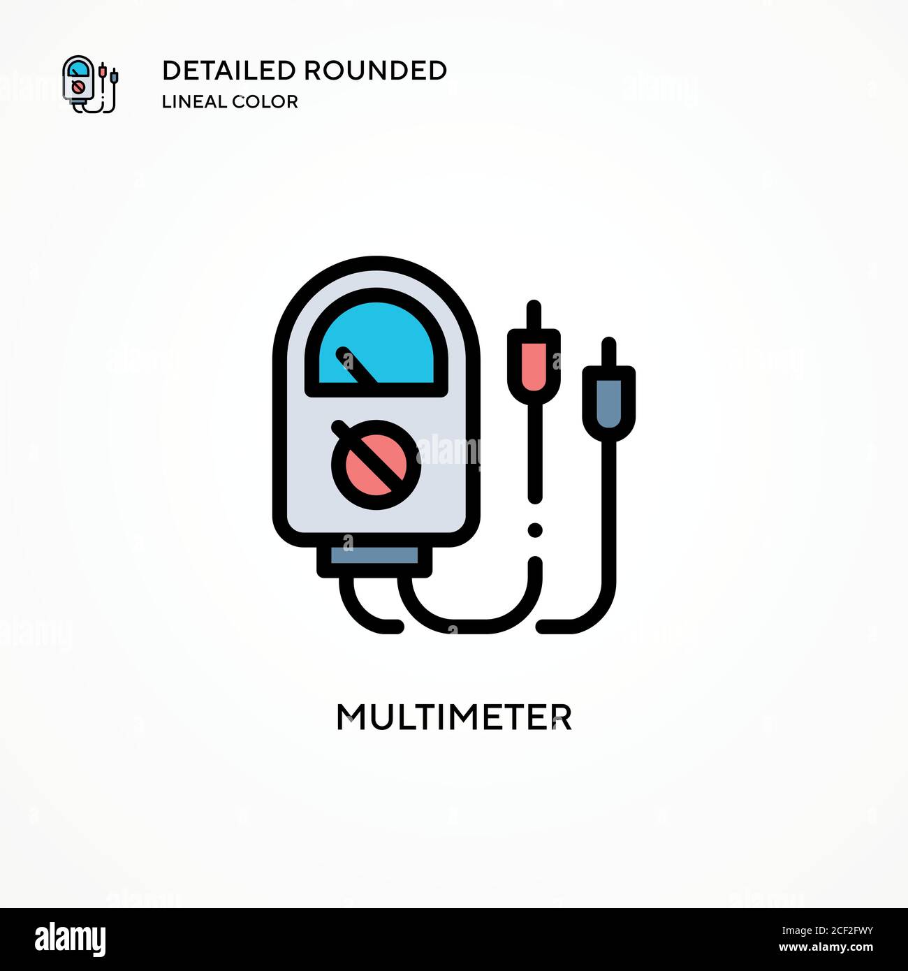 Multimeter vector icon. Modern vector illustration concepts. Easy to ...