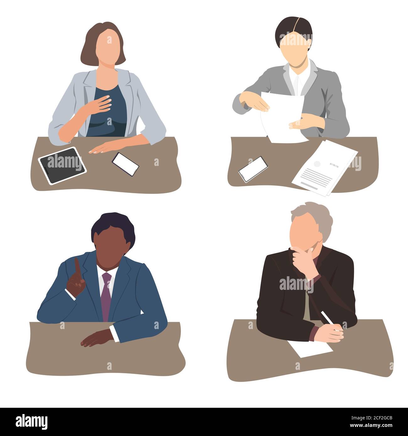 Business discussion group Stock Vector Images - Page 2 - Alamy