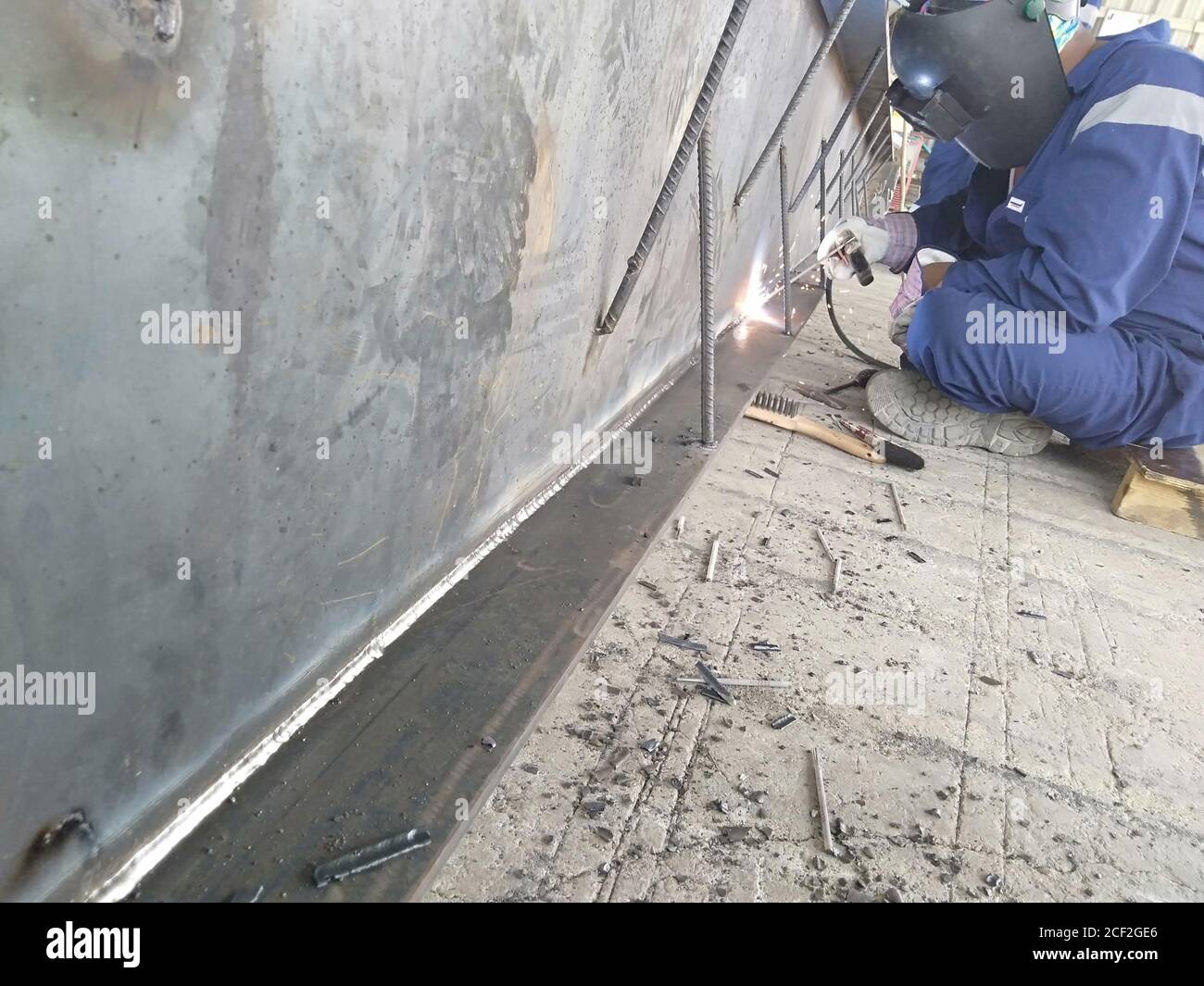 steel Structural fabrication Muscat, Oman Stock Photo Alamy