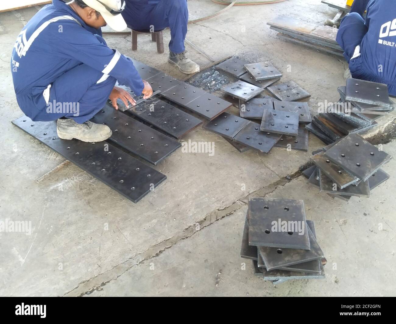 steel Structural fabrication Muscat, Oman Stock Photo Alamy