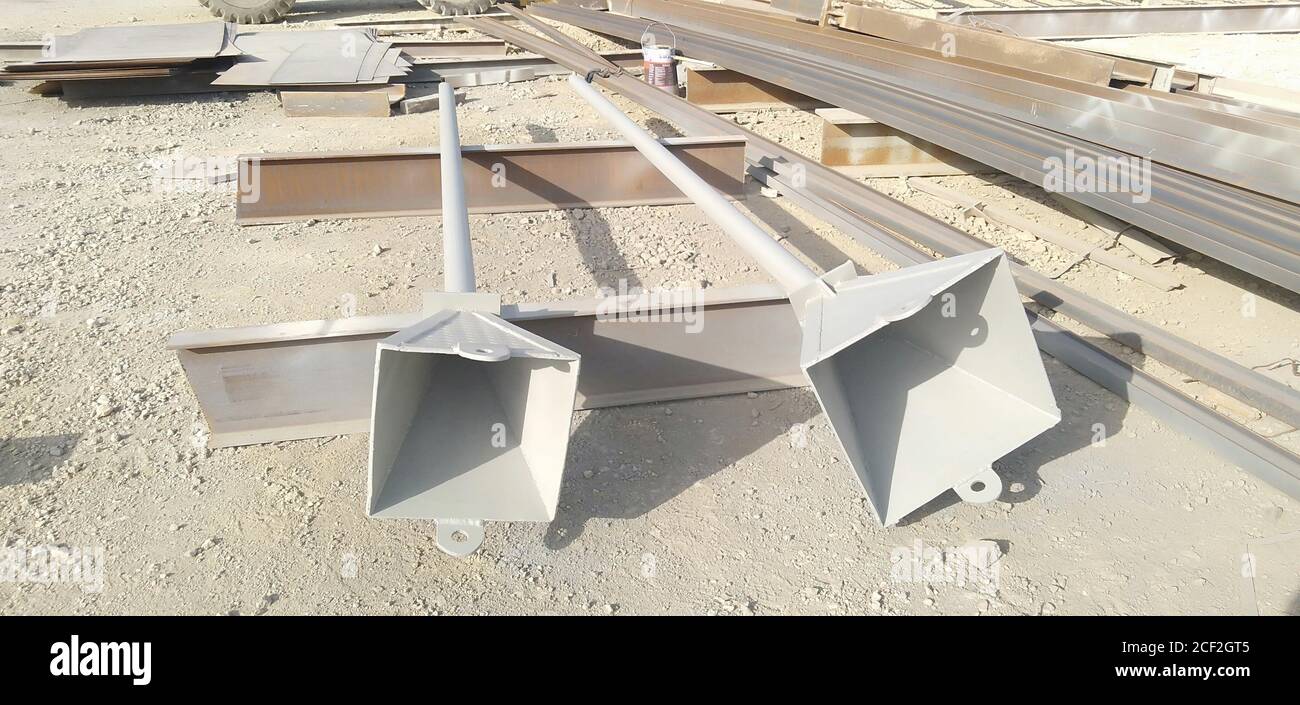 steel Structural fabrication Muscat, Oman Stock Photo Alamy