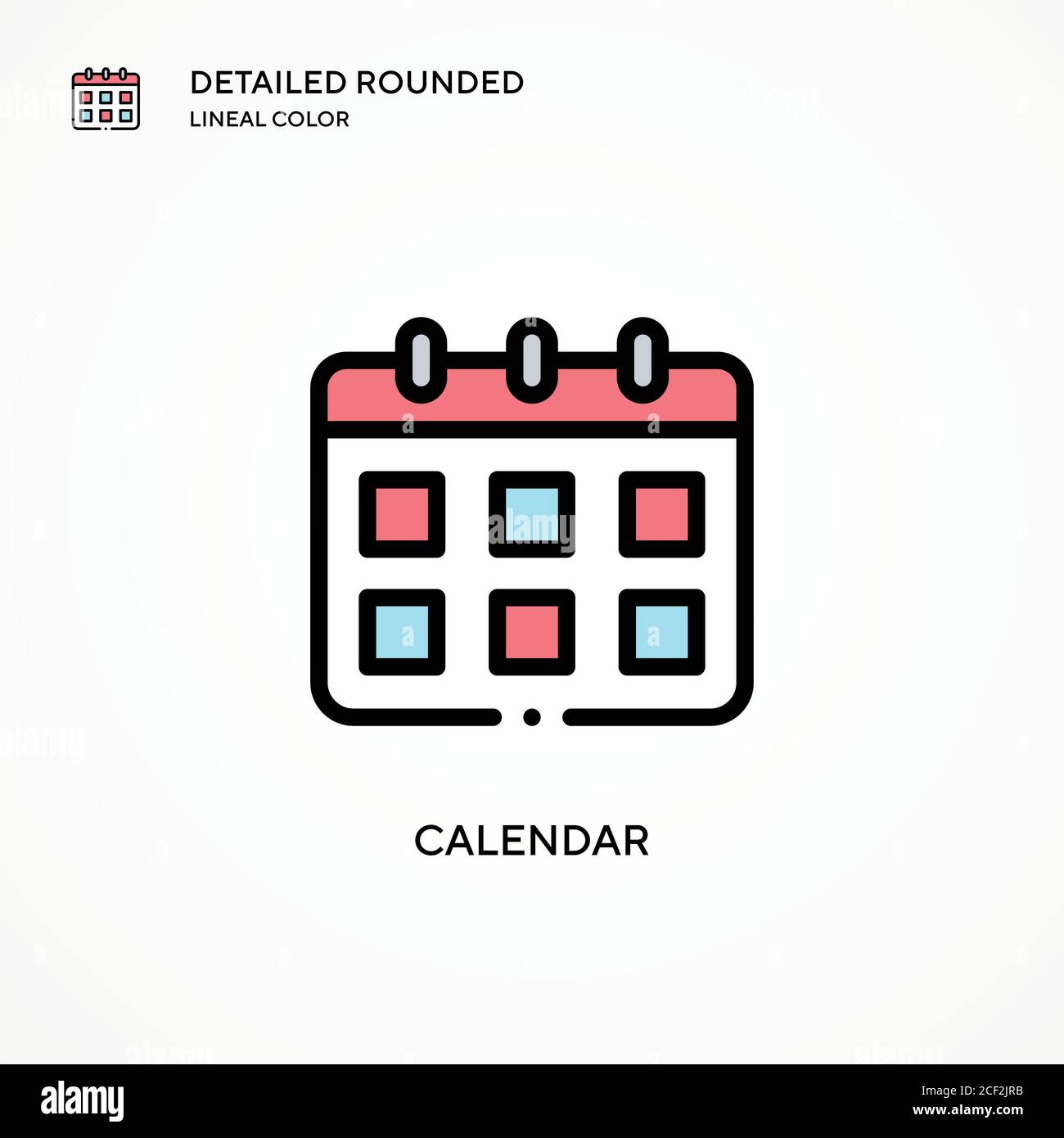 Calendar vector icon. Modern vector illustration concepts. Easy to edit ...