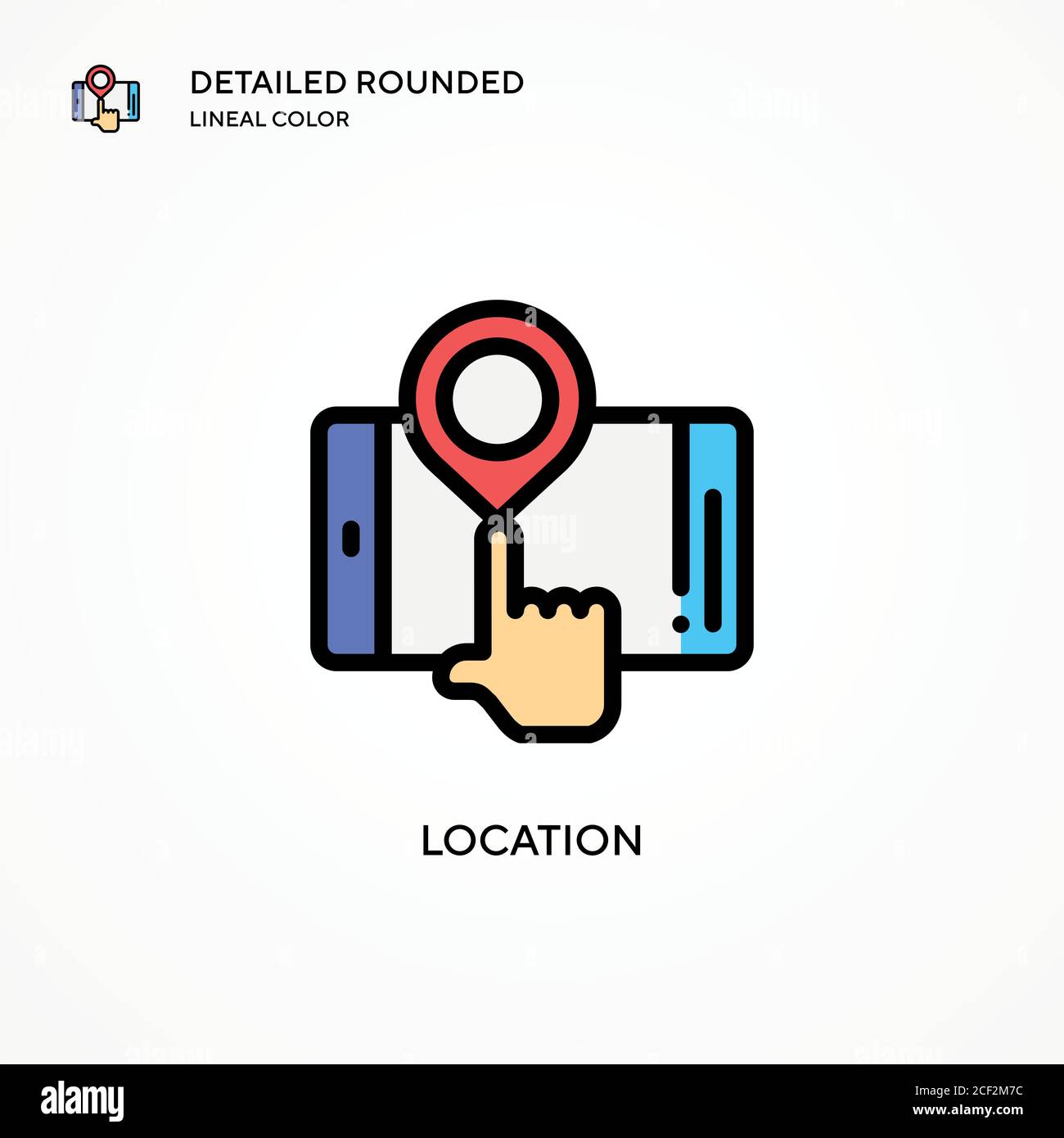 Location vector icon. Modern vector illustration concepts. Easy to edit ...
