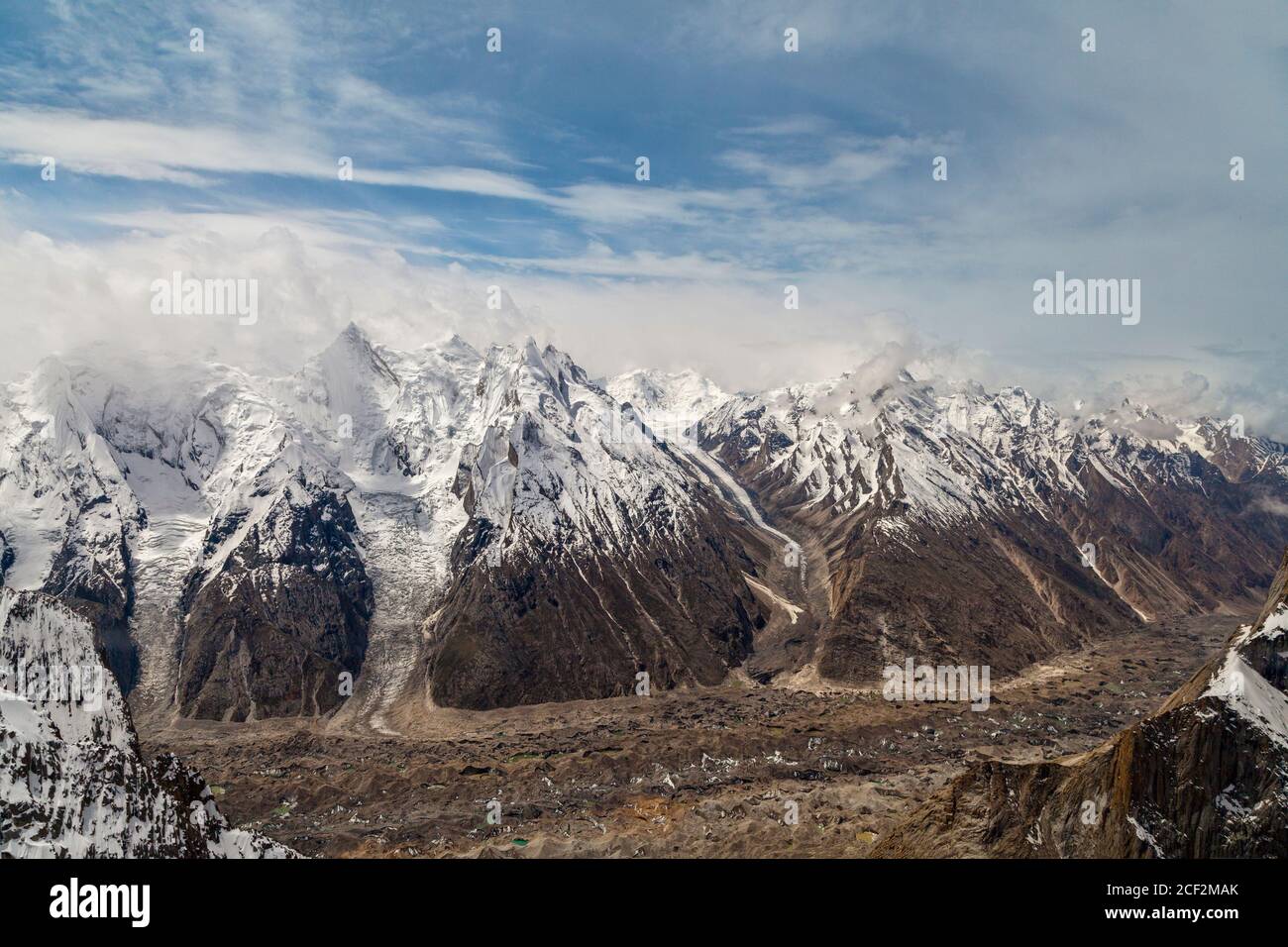 glaciers in Karakorum range Pakistan Stock Photo - Alamy