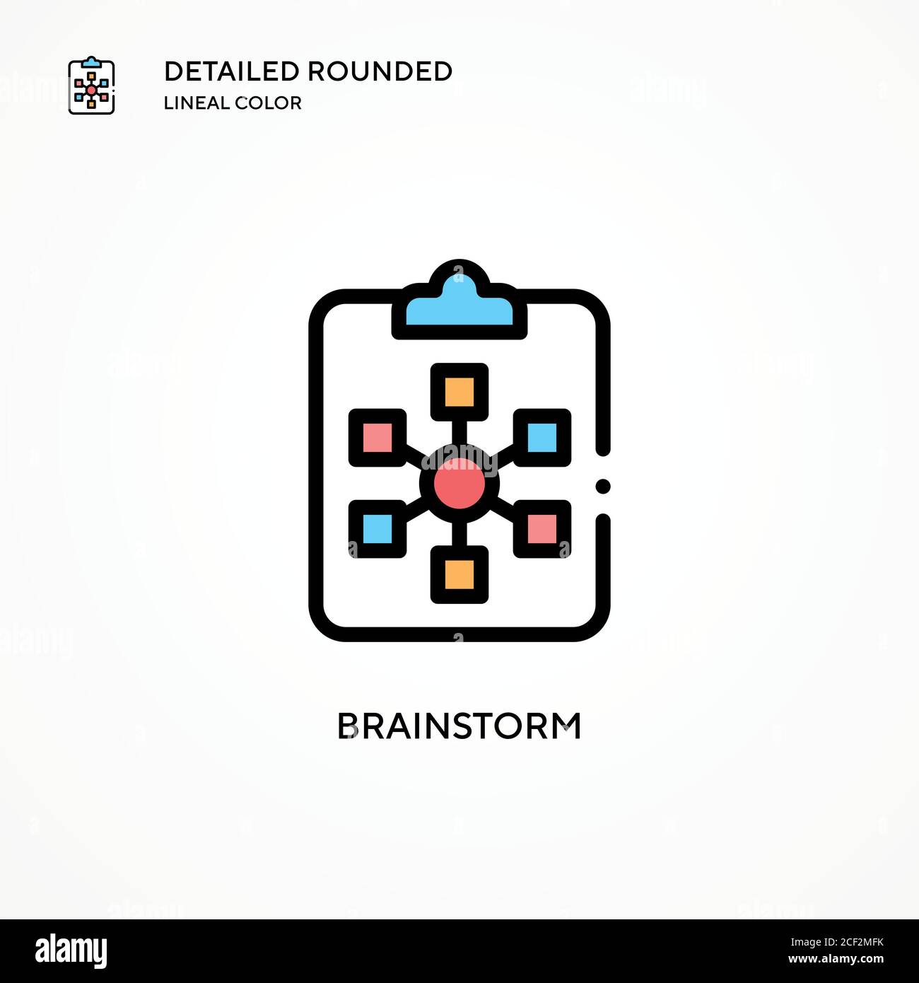 Brainstorm vector icon. Modern vector illustration concepts. Easy to ...