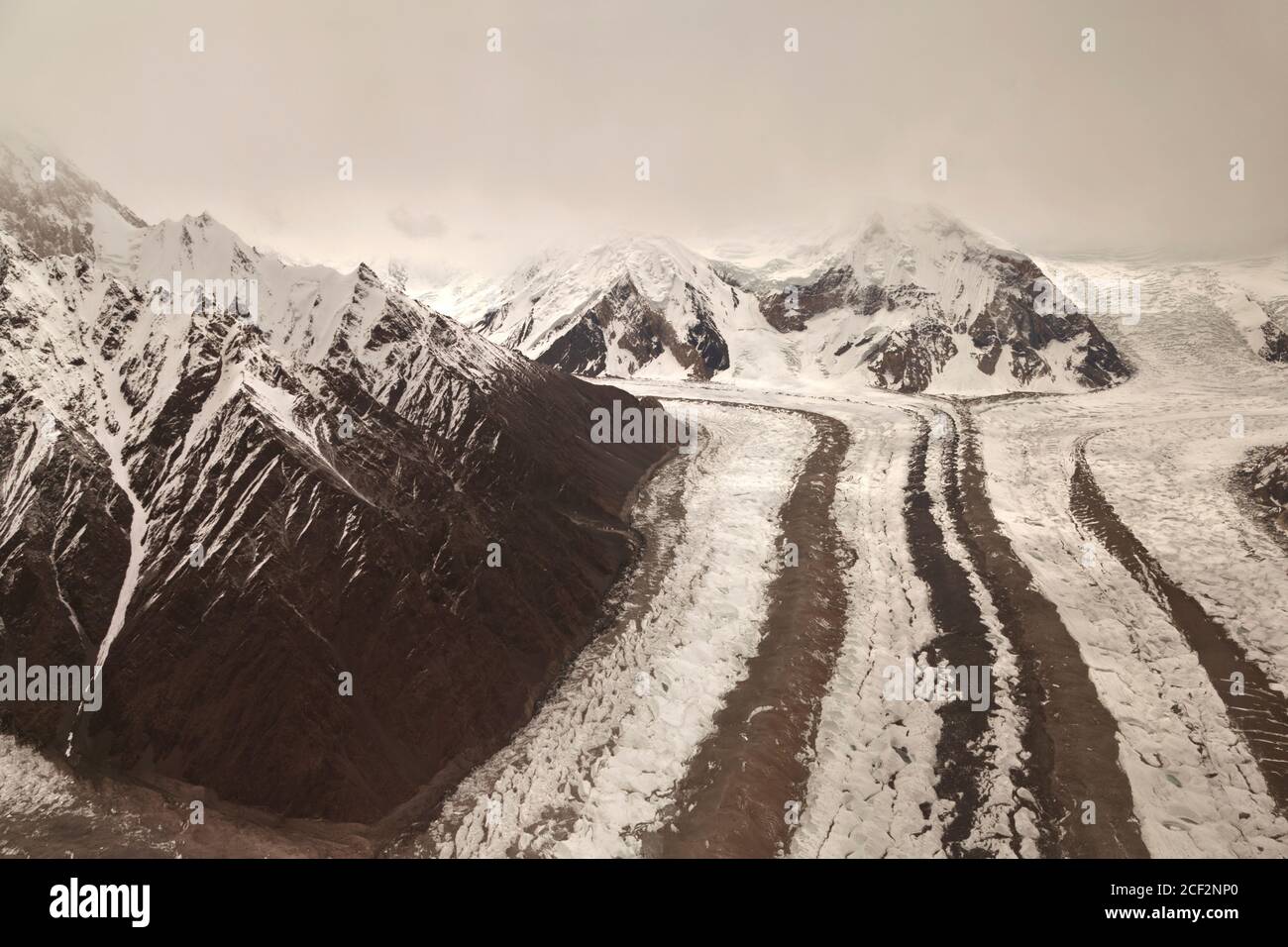 glaciers in Karakorum range Pakistan Stock Photo - Alamy