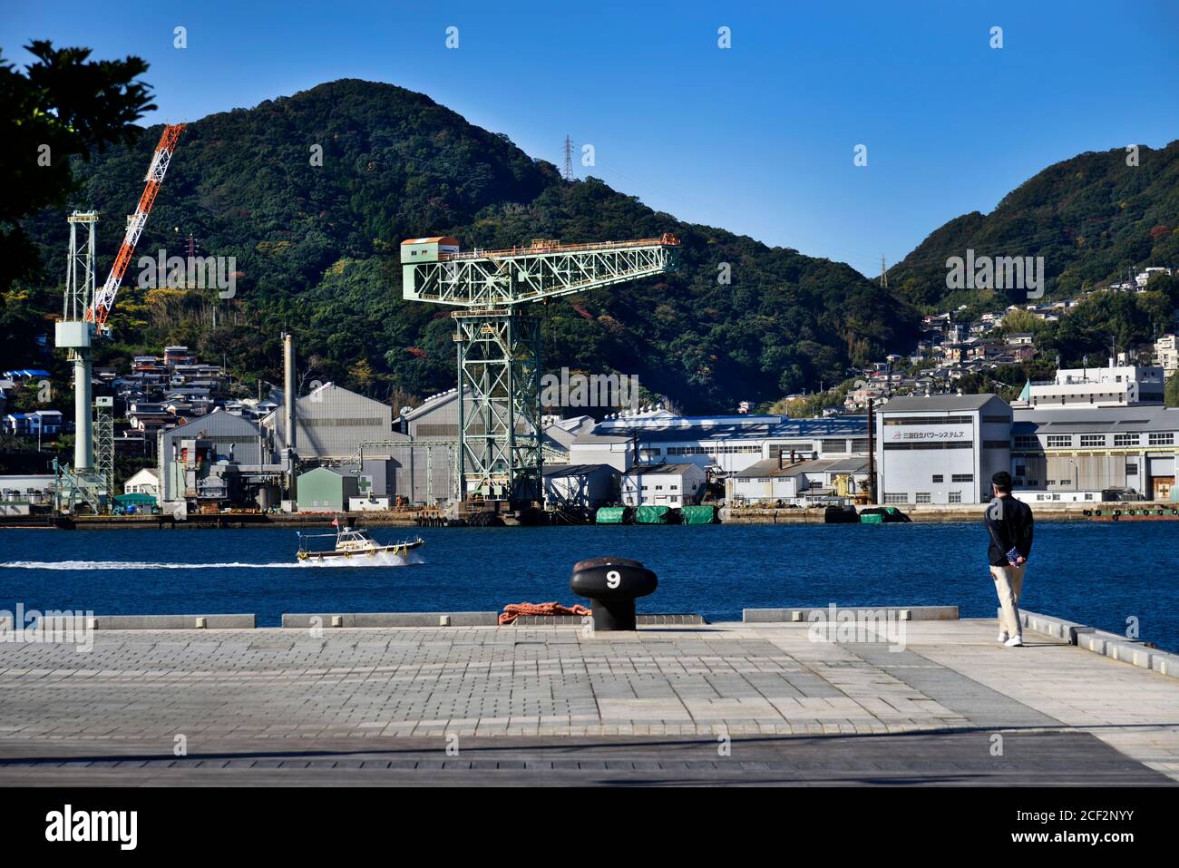 Nagasaki Harbour Japan Stock Photo - Alamy