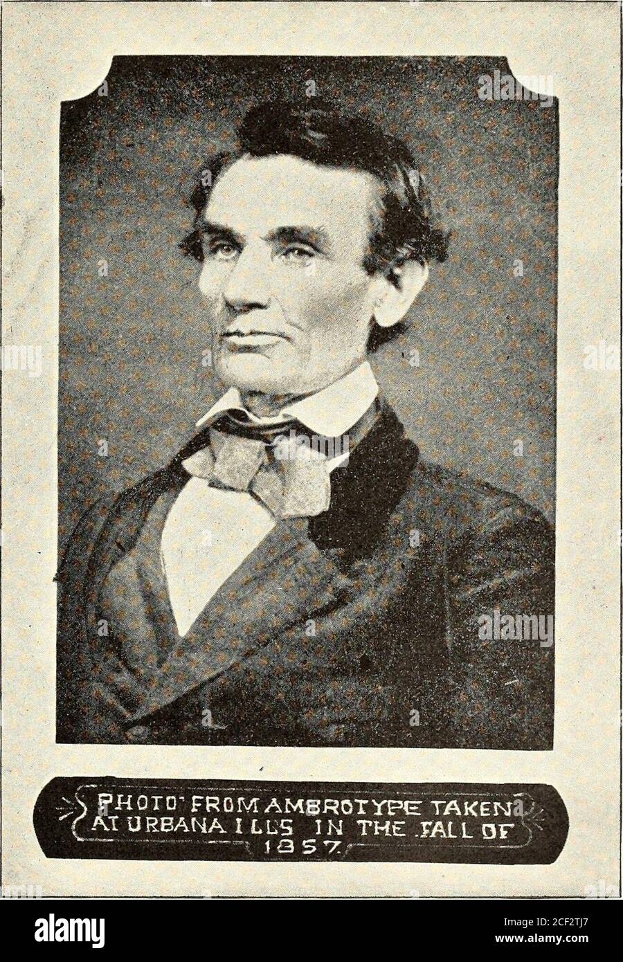 . The Lincoln autographic album : embracing likewise the favorite poetry of Abraham Lincoln. Stock Photo