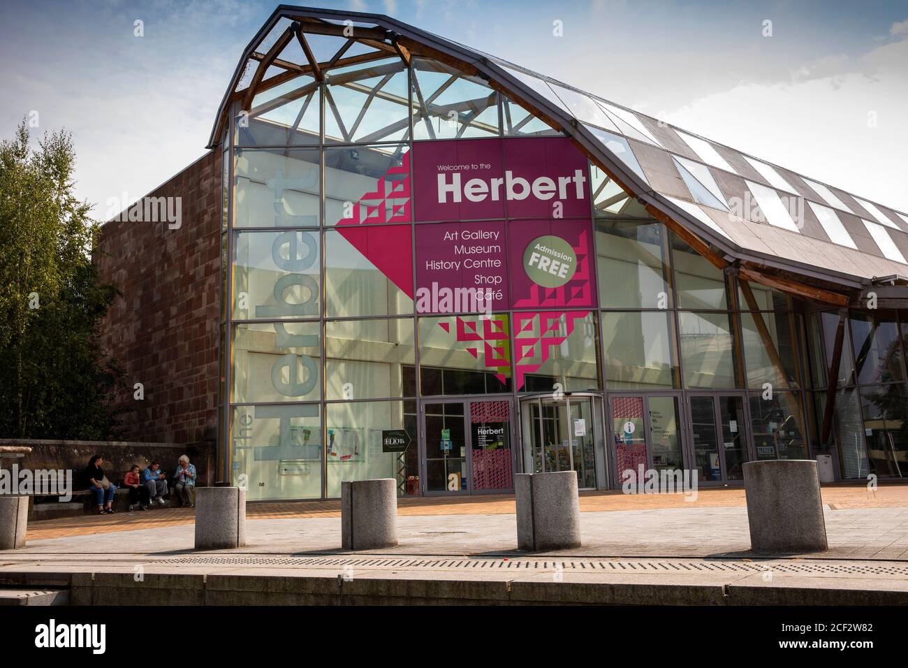 UK, England, Coventry, University Square, Herbert Art Gallery and Museum, exterior Stock Photo