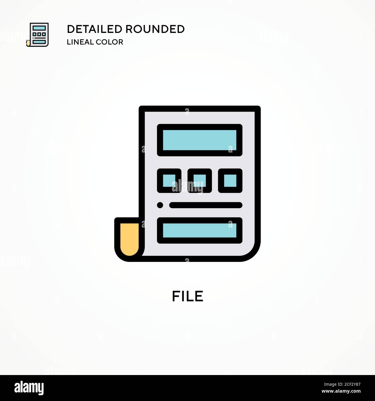 File vector icon. Modern vector illustration concepts. Easy to edit and ...