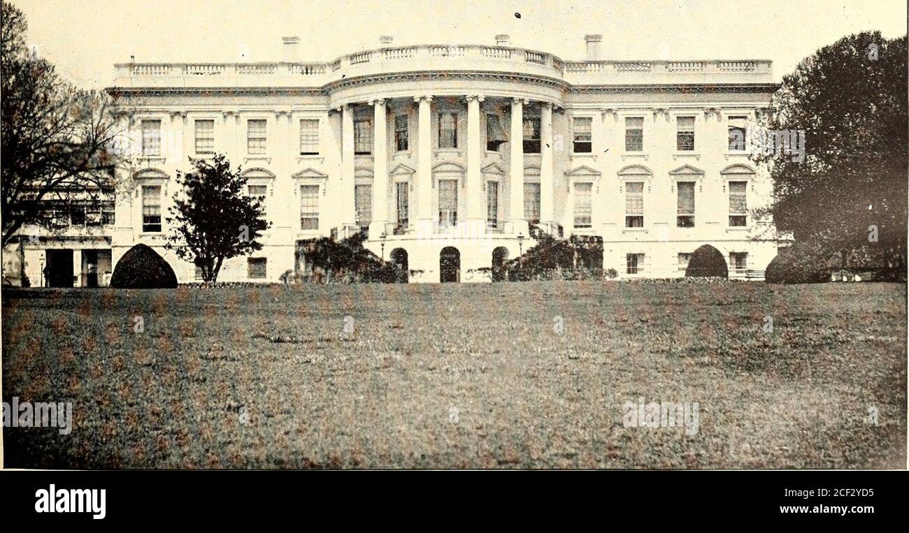 . The Lincoln autographic album : embracing likewise the favorite poetry of Abraham Lincoln. THE EXECUTIVE MANSION (FRONT). From LIFE ON THE CIRCUIT WITH LINCOLN.. THE EXECUTIVE MANSION (REAR;. From LIFE ON THE CIRCUIT WITH LINCOLN. Stock Photo