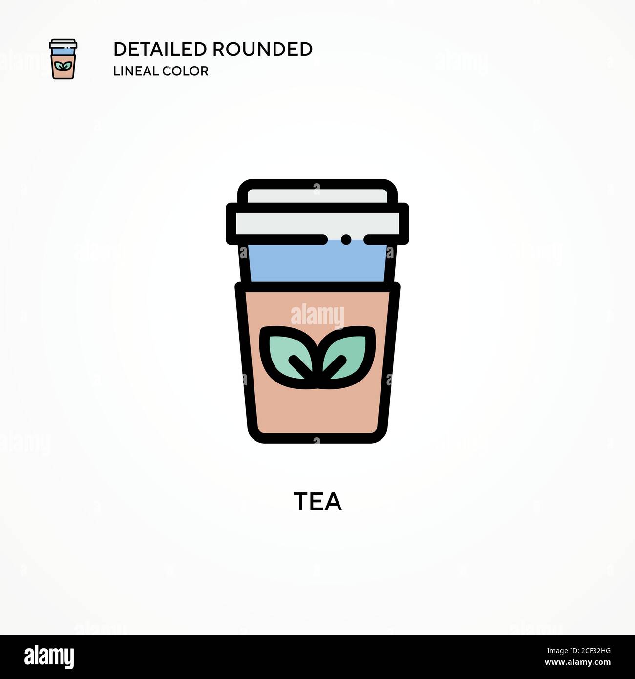 Tea vector icon. Modern vector illustration concepts. Easy to edit and ...