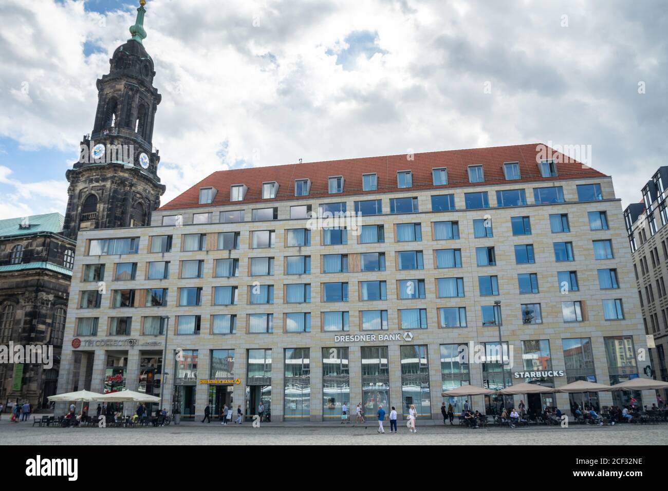 Dresden Germany Aug 25 2020 Dresden Germany August 25 2020 The Dresdner Bank Building On The Altmarkt In The City Center Stock Photo Alamy
