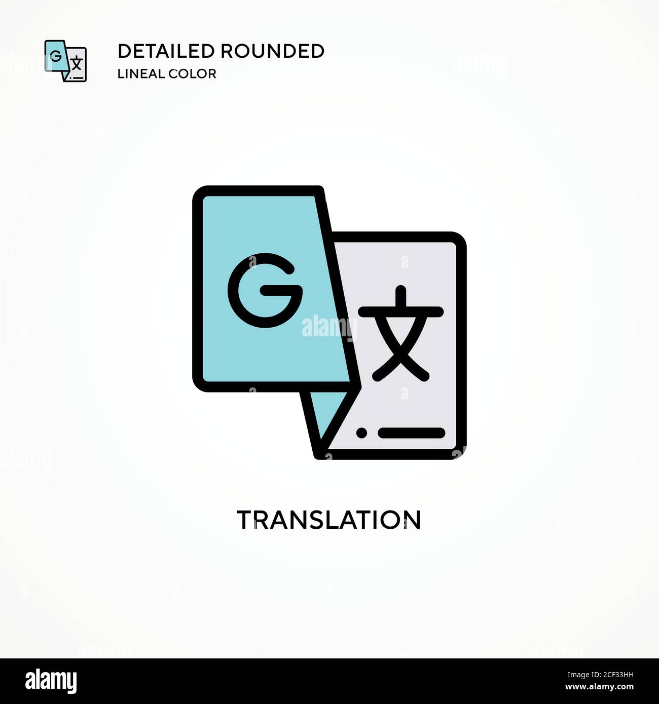 Translation vector icon. Modern vector illustration concepts. Easy to ...