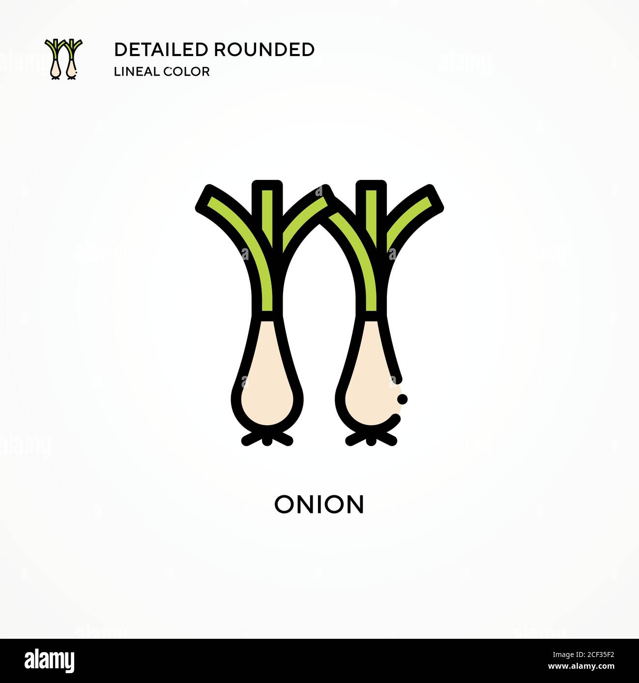 Onion vector icon. Modern vector illustration concepts. Easy to edit ...