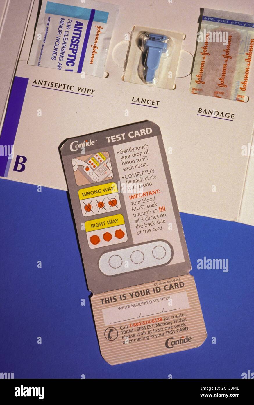 Hiv test kit hires stock photography and images Alamy