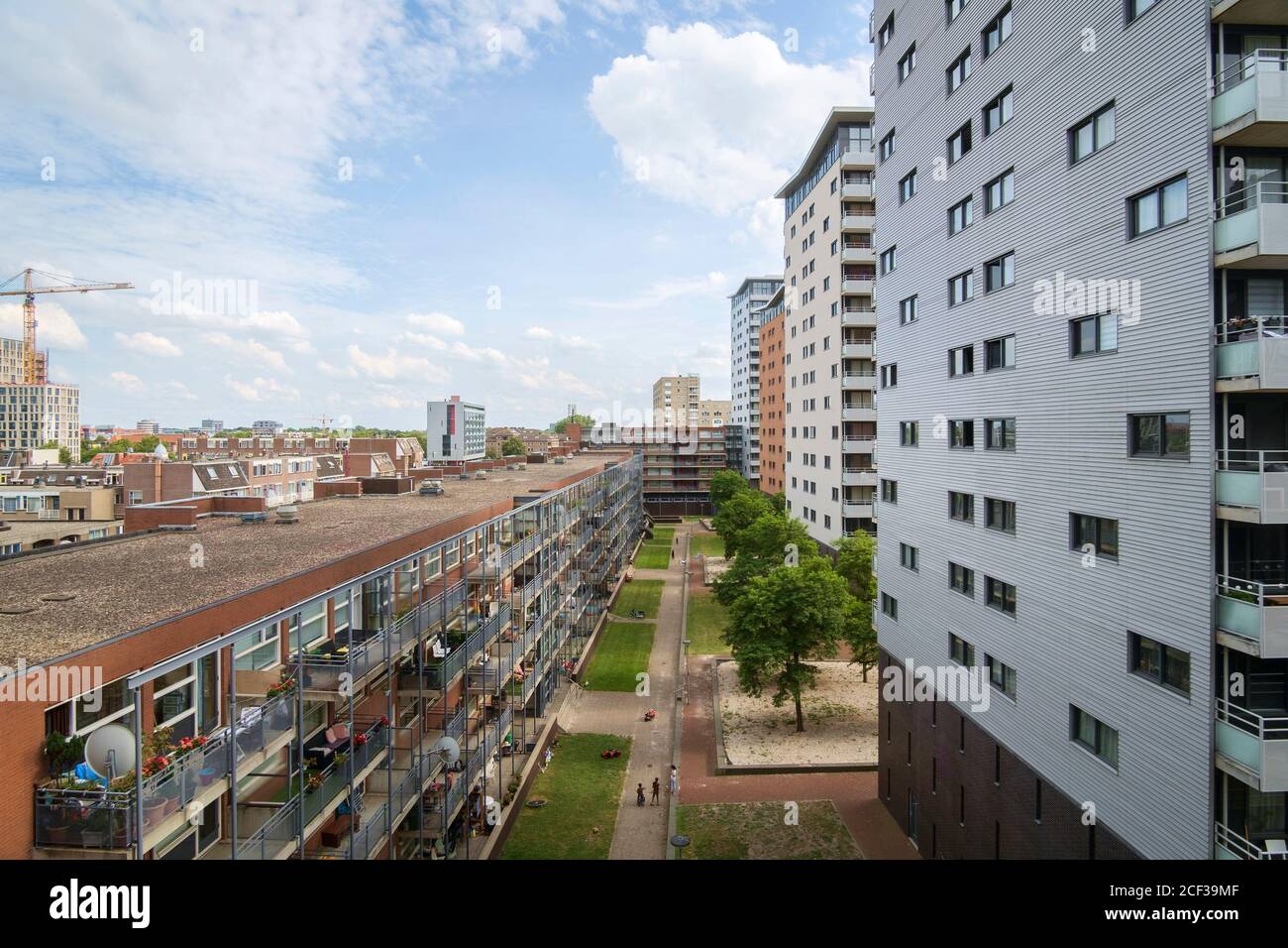 The Hague, The Nederlands, Europe, buildings part of a social housing