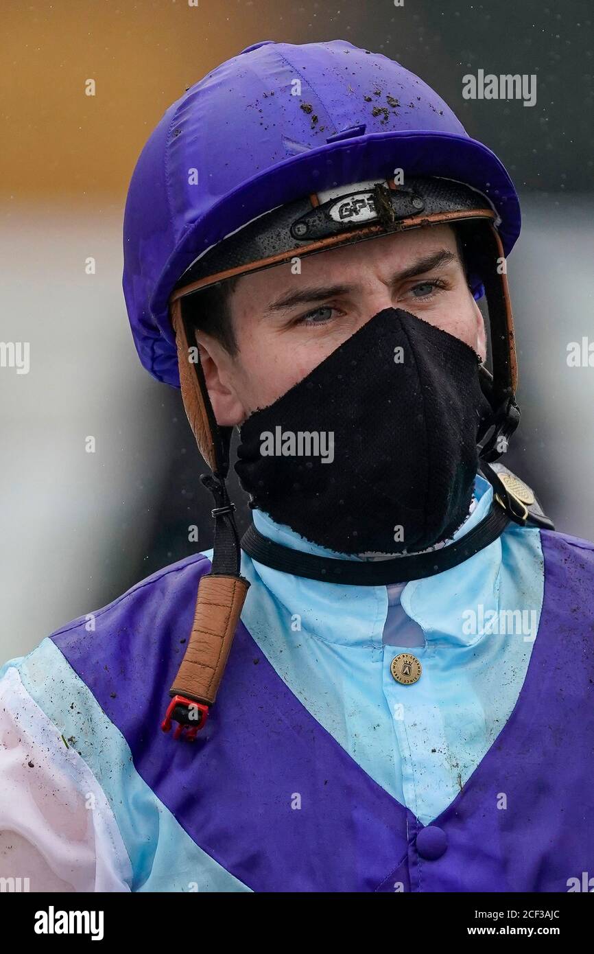 Crouch Racing Jockey Hector Crouch after the Shadwell Dick Poole Fillies' Stakes ...