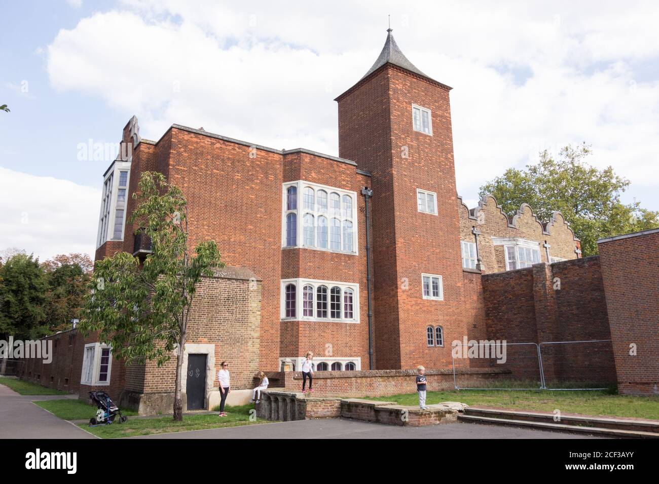 The remains of Sir Walter Cope's Holland House, a former Jacobean