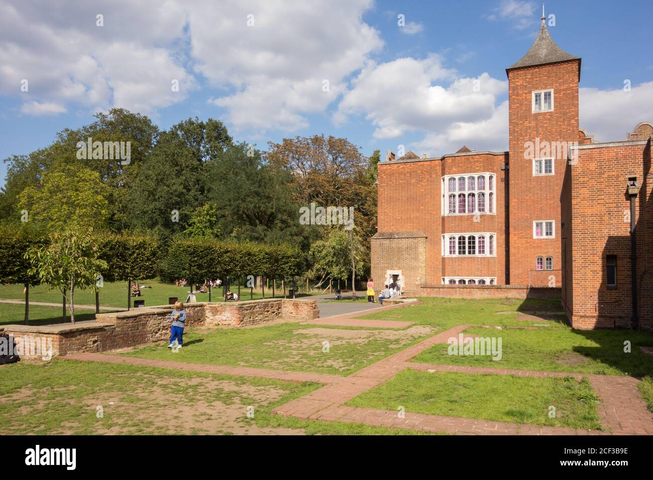 The remains of Sir Walter Cope's Holland House, a former Jacobean
