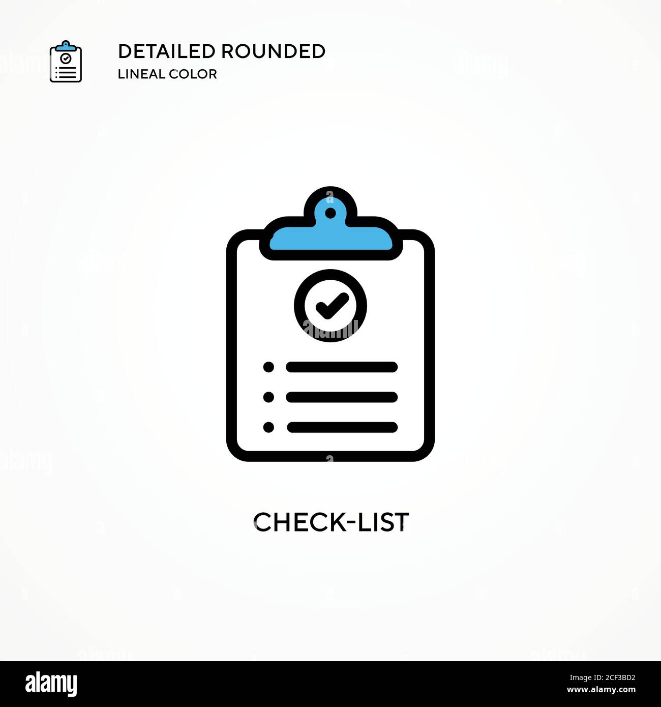 Check-list vector icon. Modern vector illustration concepts. Easy to ...