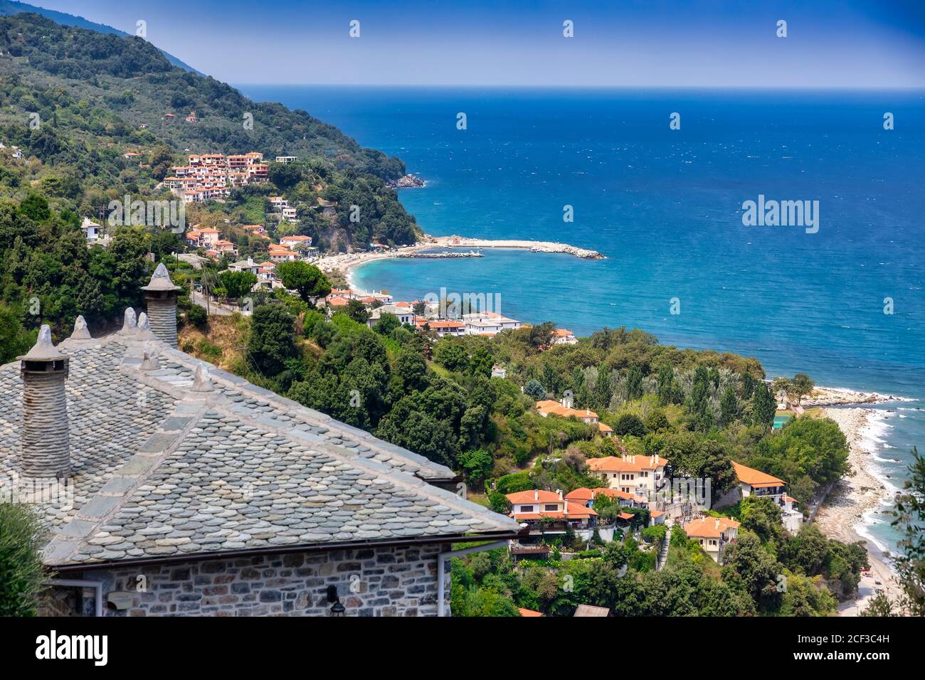 Beautiful view of village and beach at Agios Ioannis, Pelion, Greece Stock  Photo - Alamy