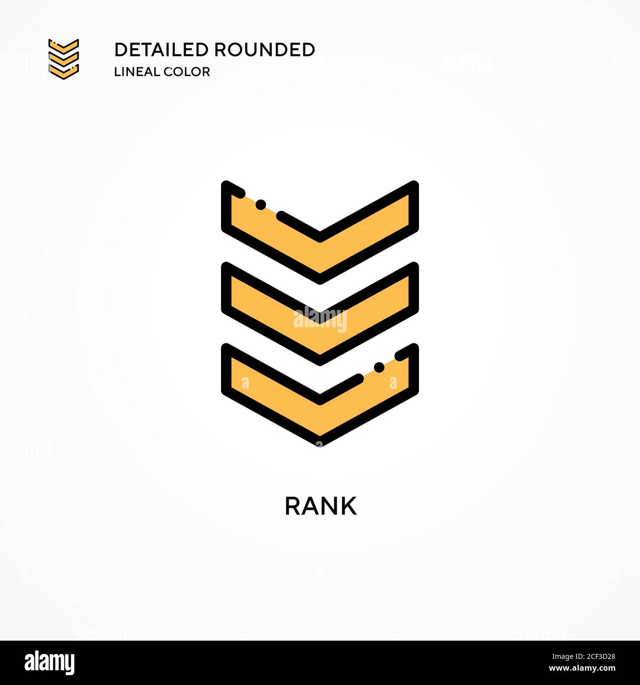 Rank vector icon. Modern vector illustration concepts. Easy to edit and ...