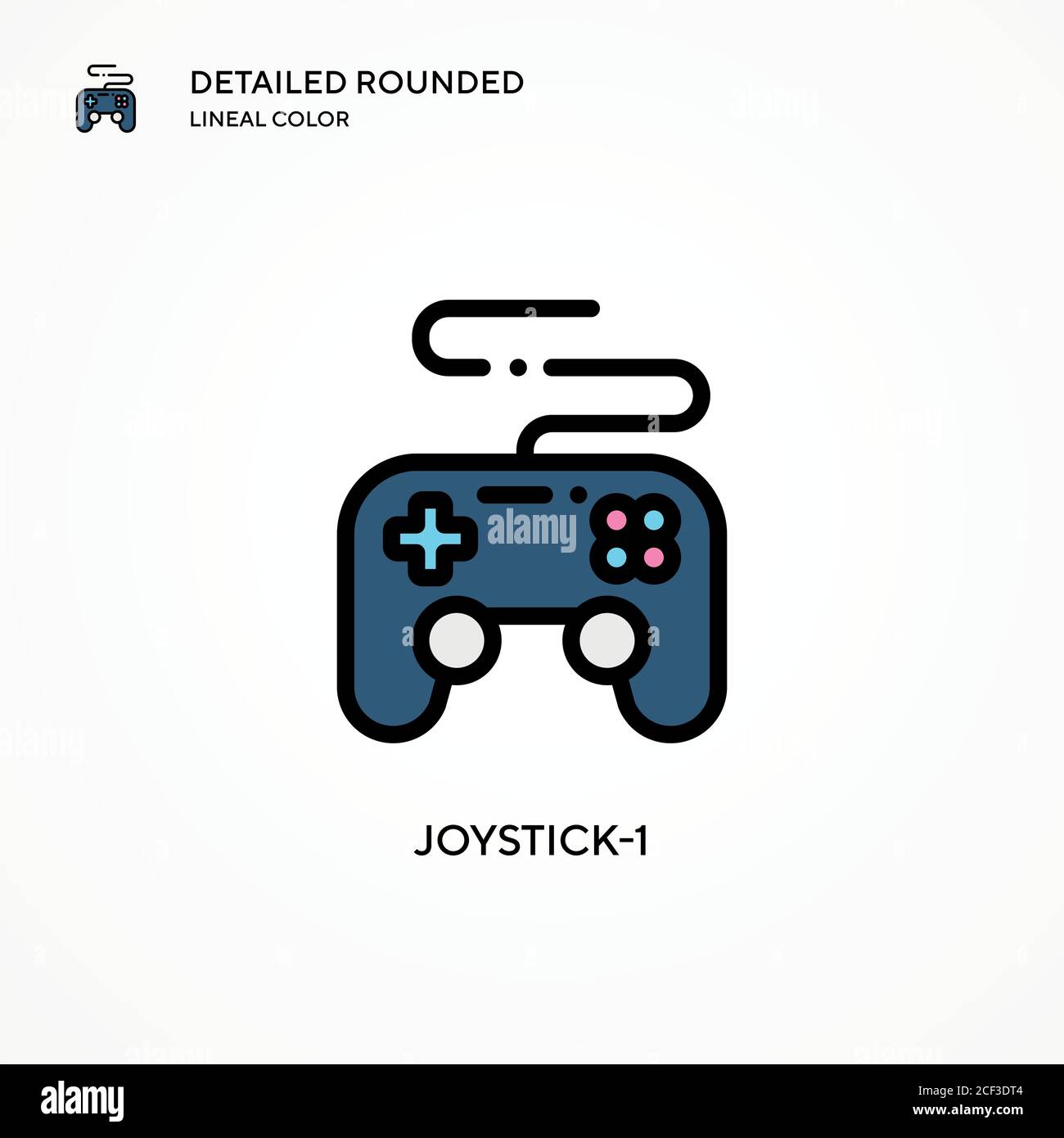 Joystick-1 vector icon. Modern vector illustration concepts. Easy to edit and customize. Stock Vector