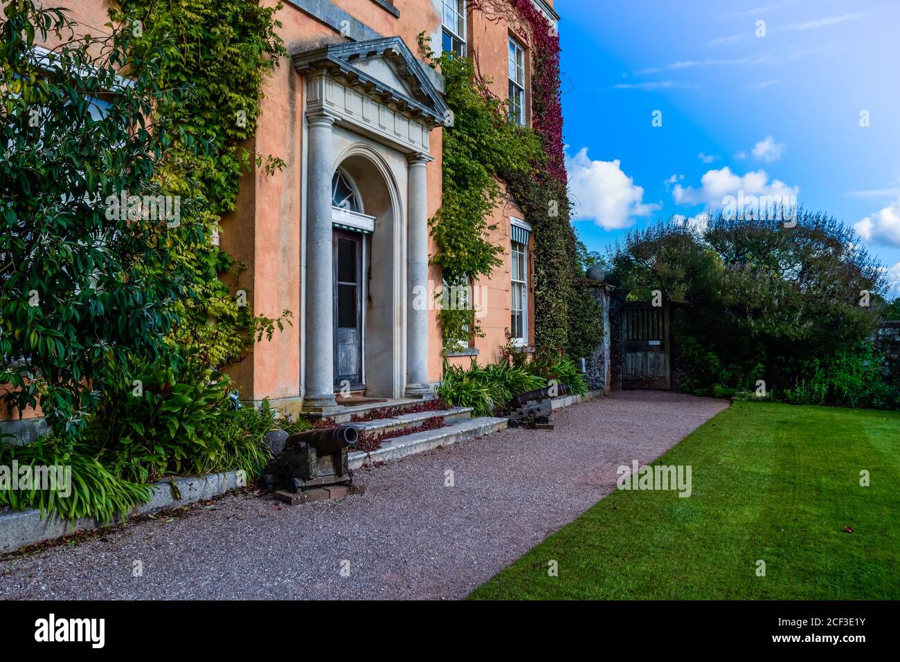 Killerton National Trust House and Garden in Devon. Stock Photo