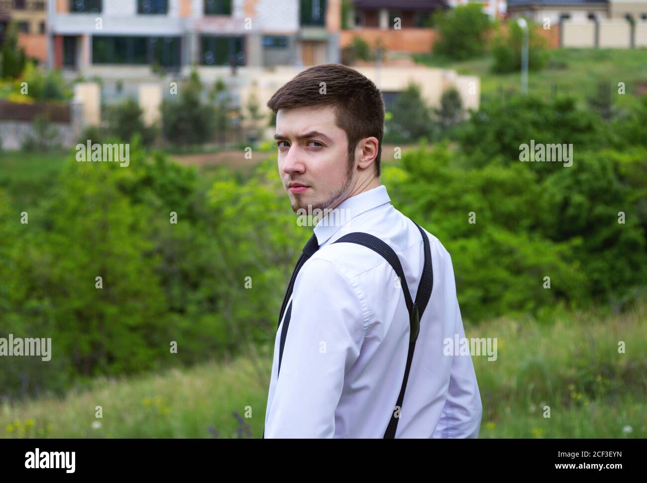 White Shirt And Tie Hi-Res Stock Photography And Images - Alamy
