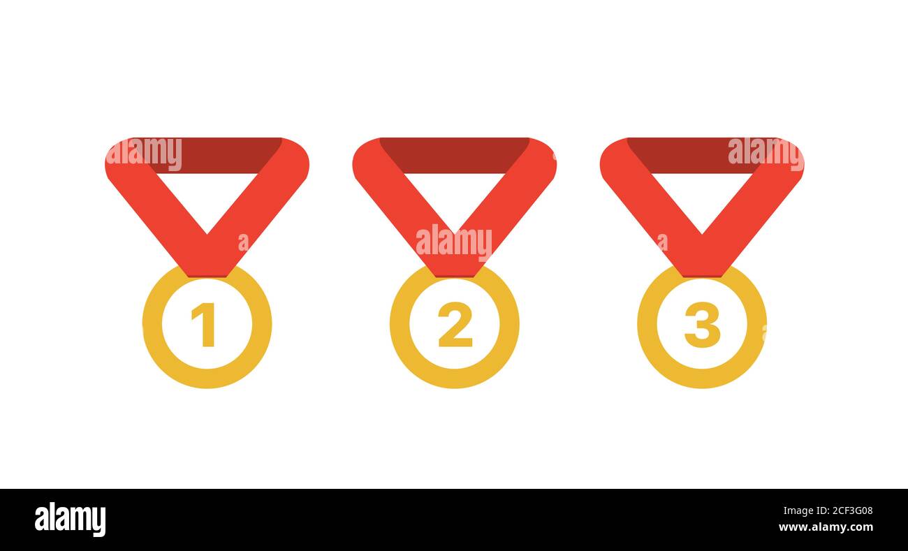 Award medals vector illustration Stock Vector