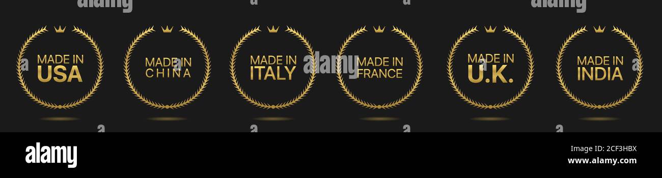 Golden laurel wreath Stock Vector