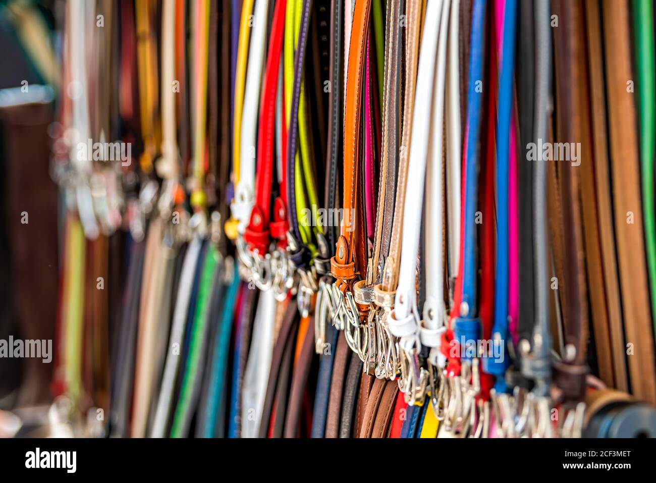 Display of belts hi-res stock photography and images - Alamy
