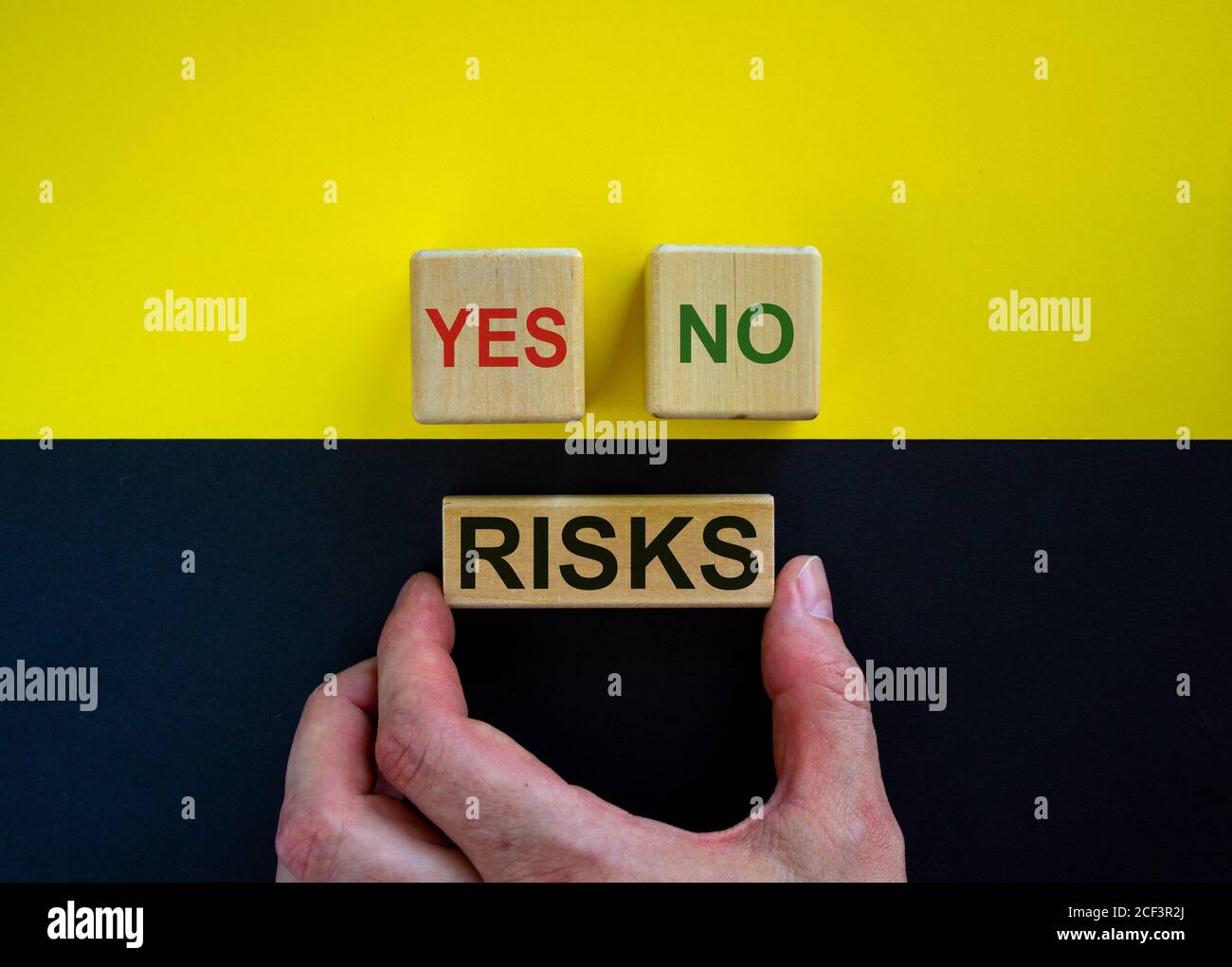Word Risk Box Risks block hi-res stock photography and images - Alamy