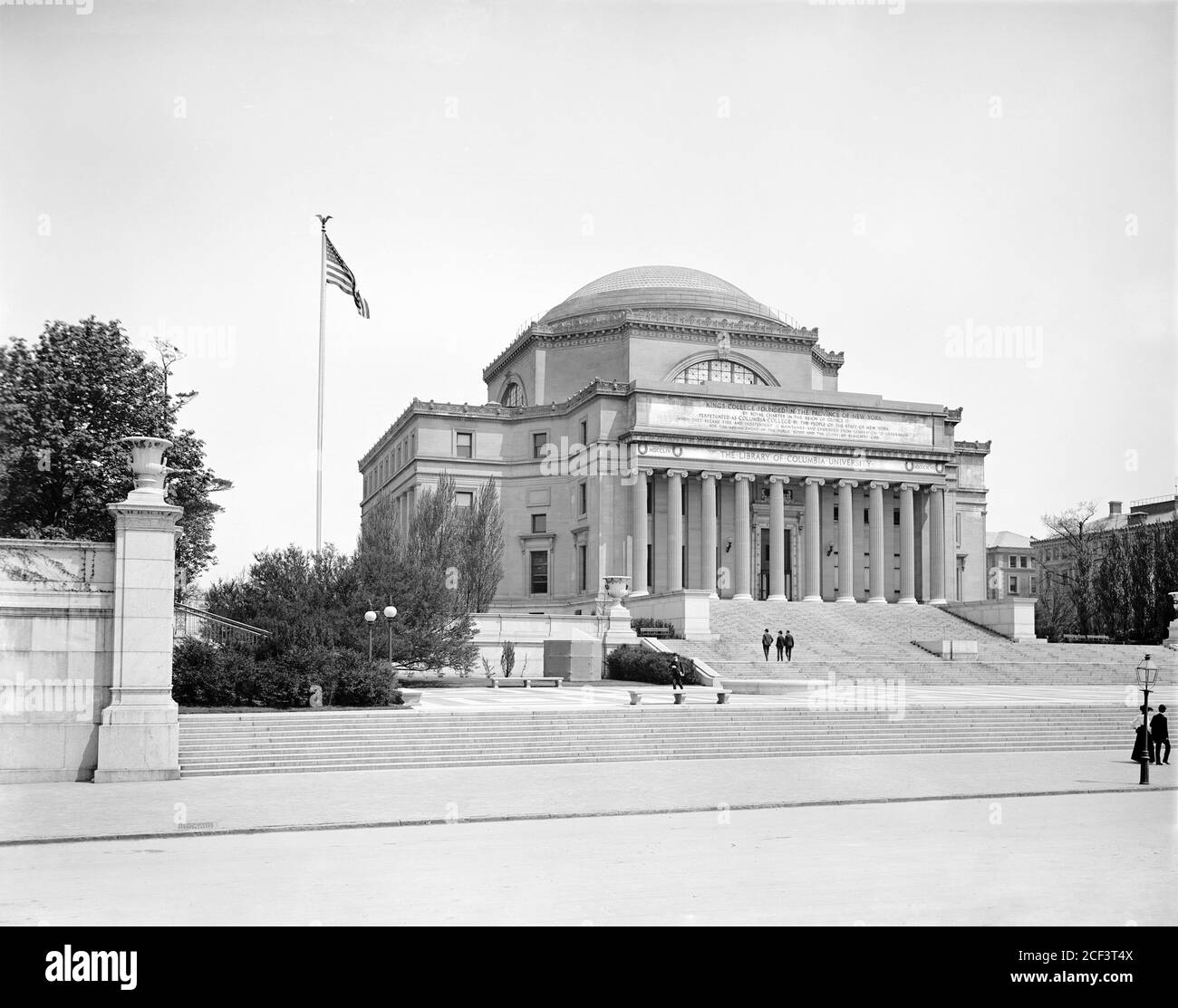 Low Library, Columbia University, New York City, New York, USA, Detroit Publishing Company, 1903 Stock Photo