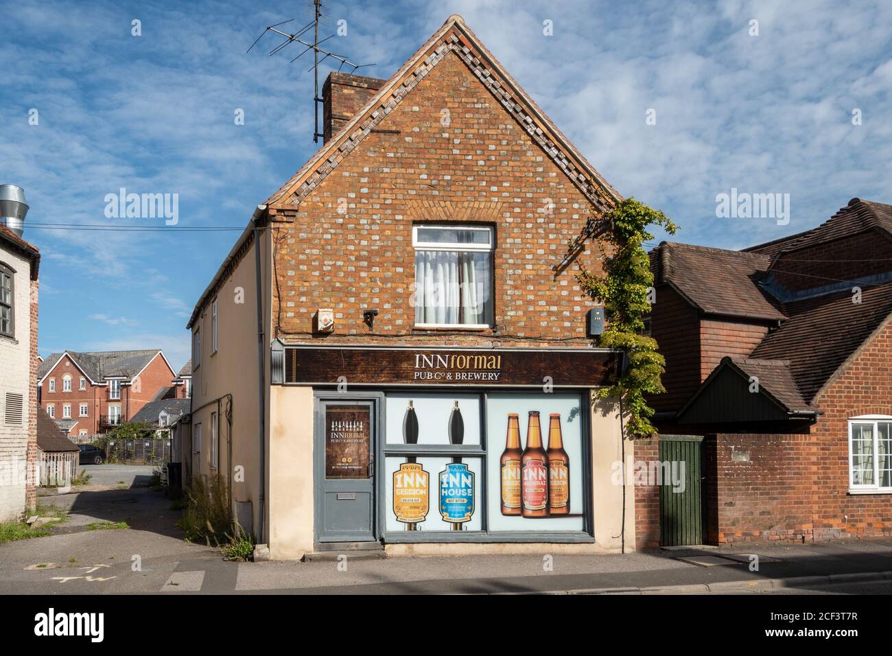 InnFormal CAMRA pub and brewery in Hungerford, Berkshire, UK Stock Photo