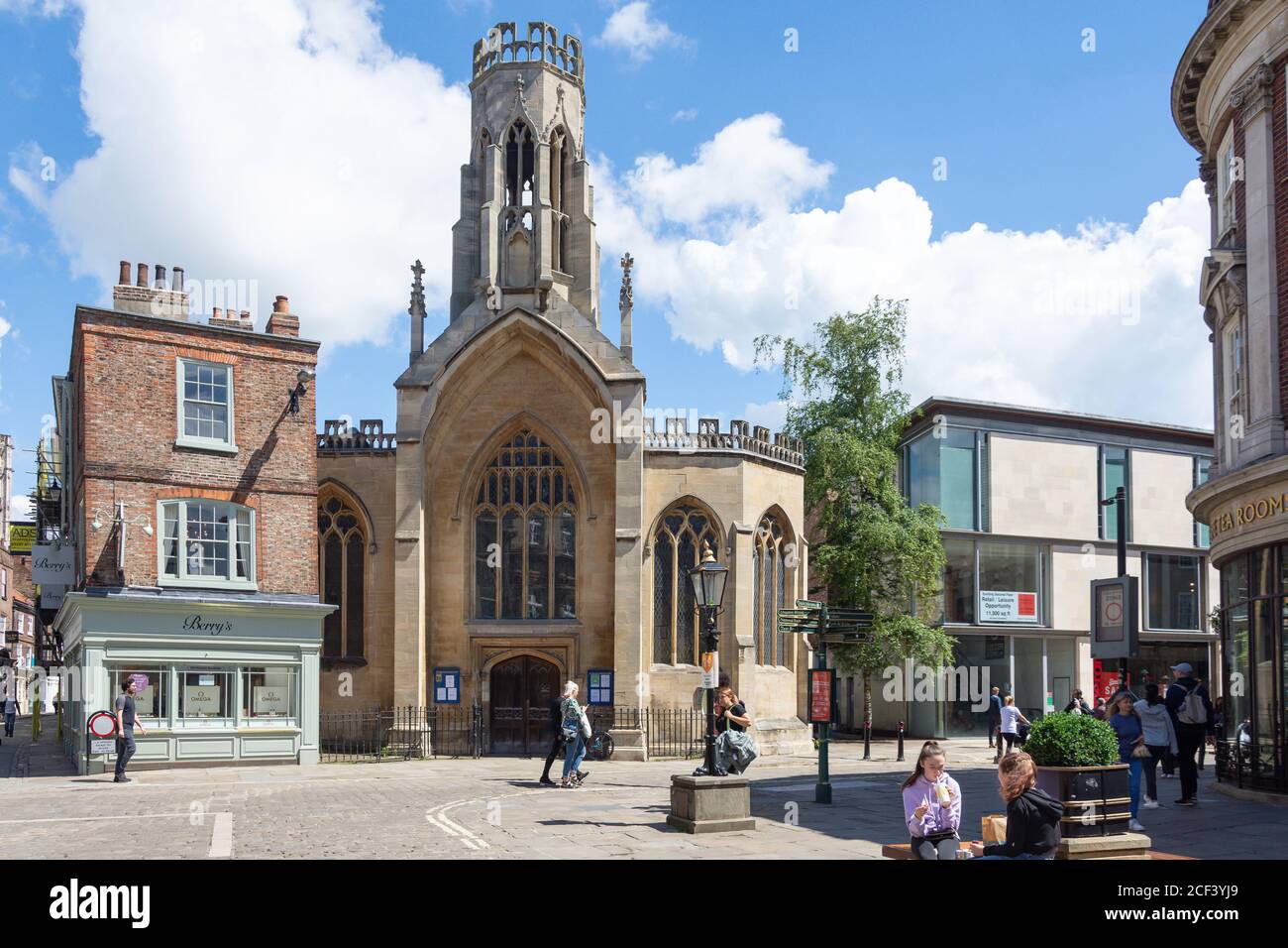 St Helen Stonegate Church, St Helen's Square, York, North Yorkshire, England, United Kingdom Stock Photo