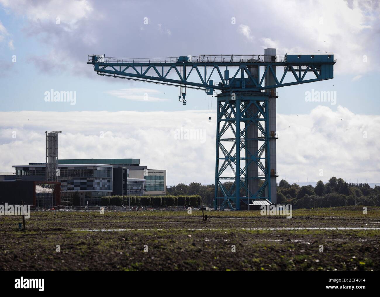 Titan Crane in Clydebank, West Dunbartonshire Stock Photo