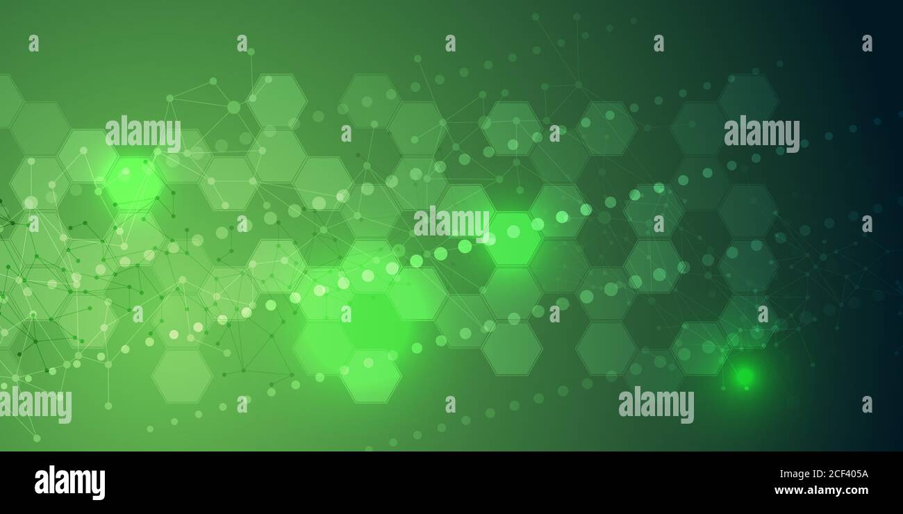 EPS 10 vector abstract science and futuristic hexagonal technology ...