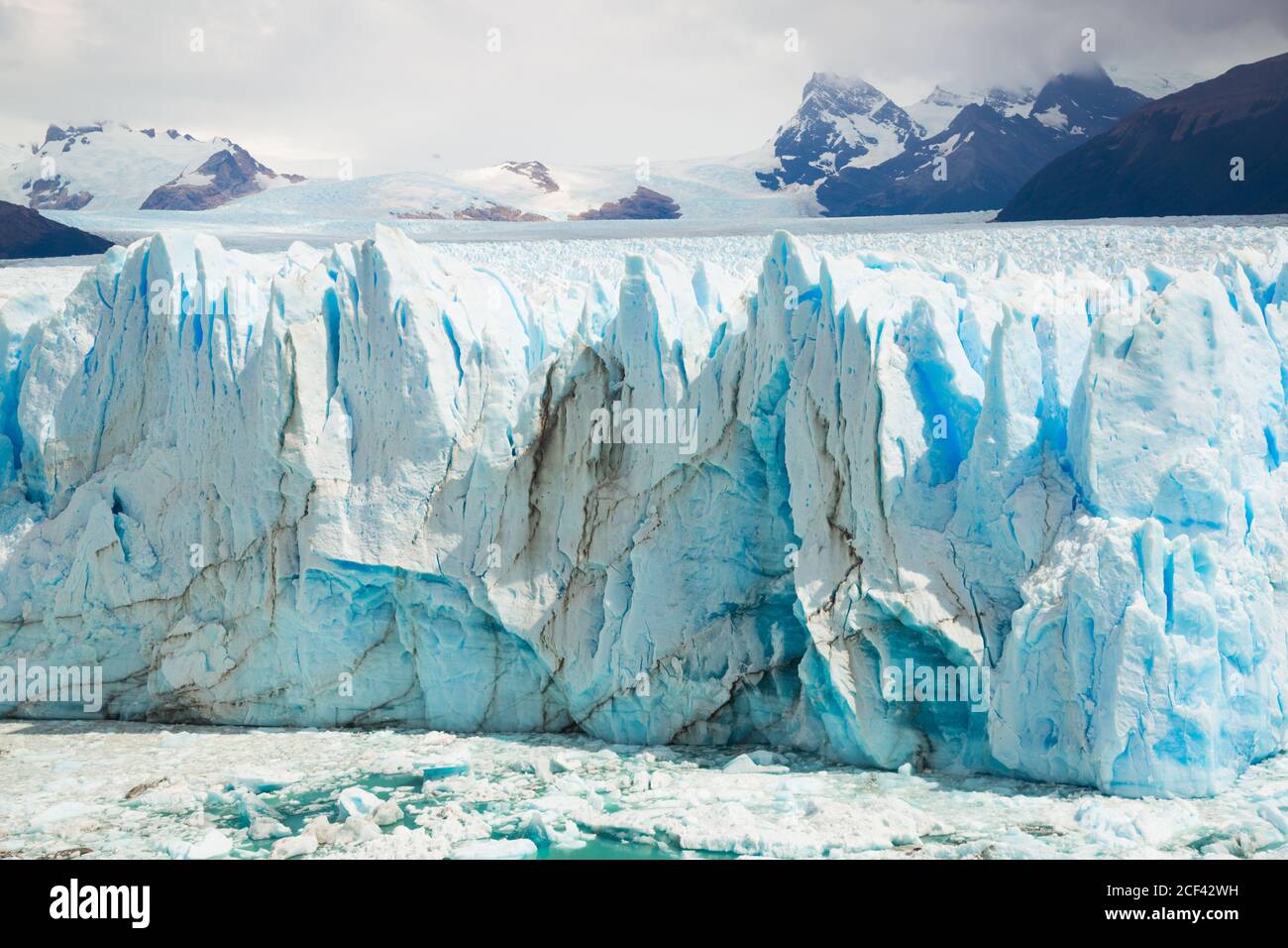 Vertical Edge Of Glacier Perito Moreno Glaciar Perito Moreno Southeast Of Argentina Province Santa Cruz Stock Photo Alamy