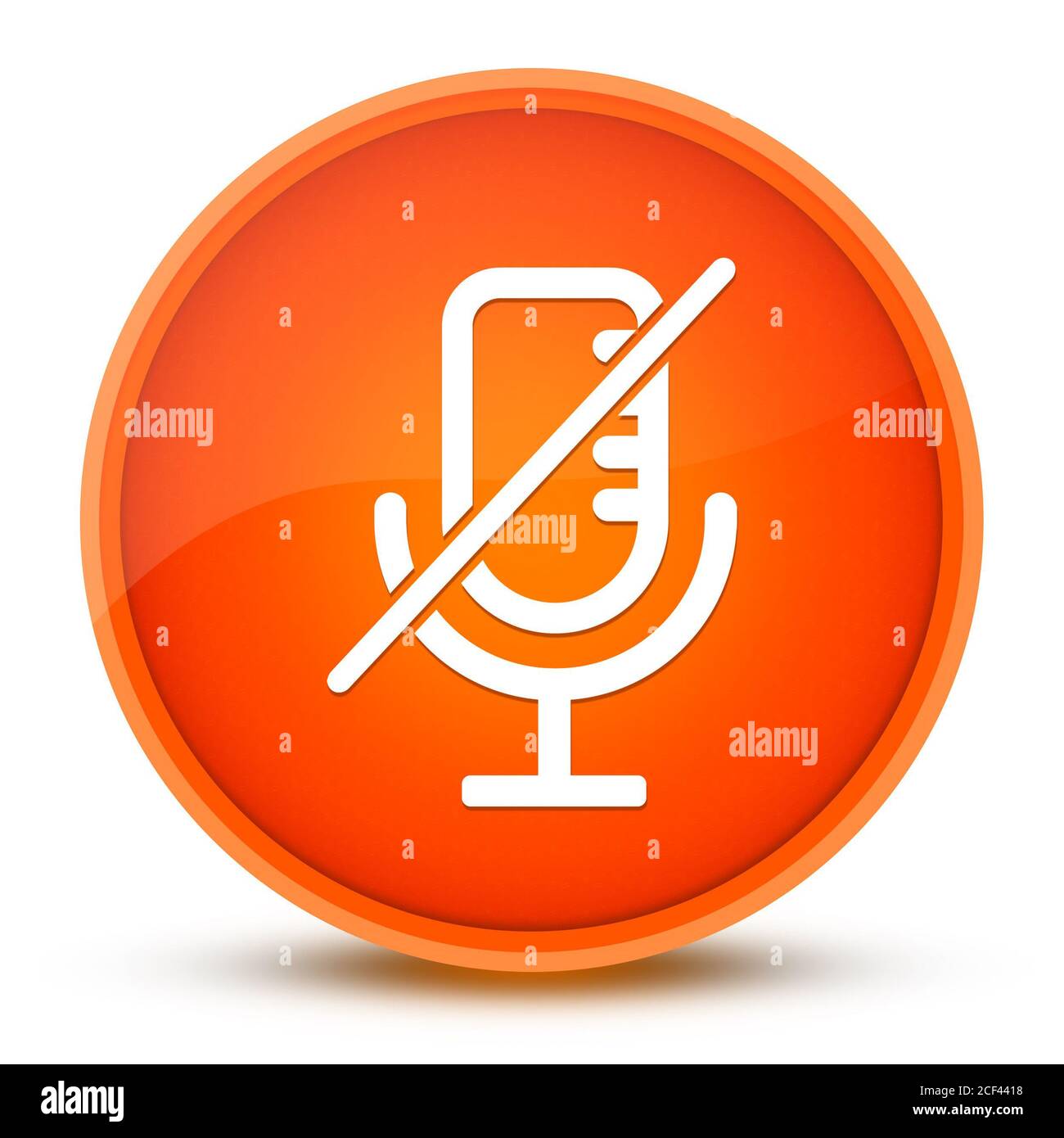 Microphone icon sign round symbol hi-res stock photography and images ...