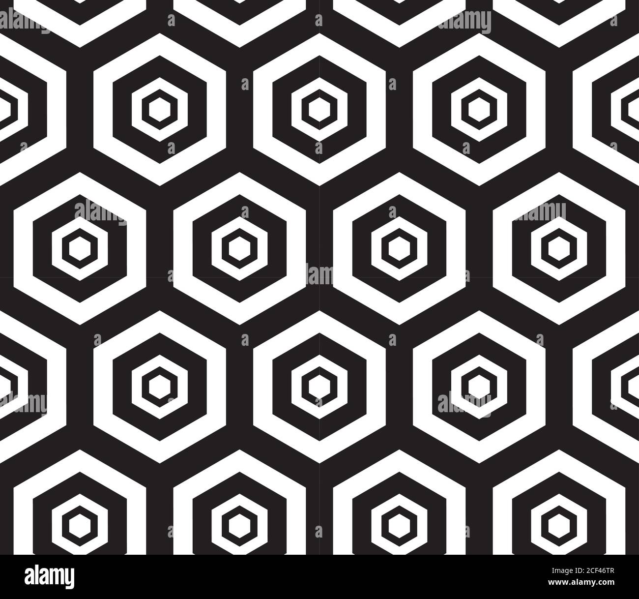 Black and White. Seamless Pattern. Abstract Psychedelic Art Background ...
