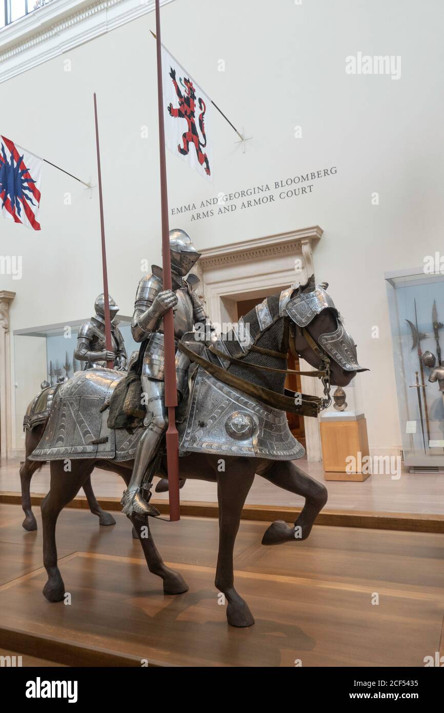 The Metropolitan Museum of Art Arms and Armor exhibit is a popular