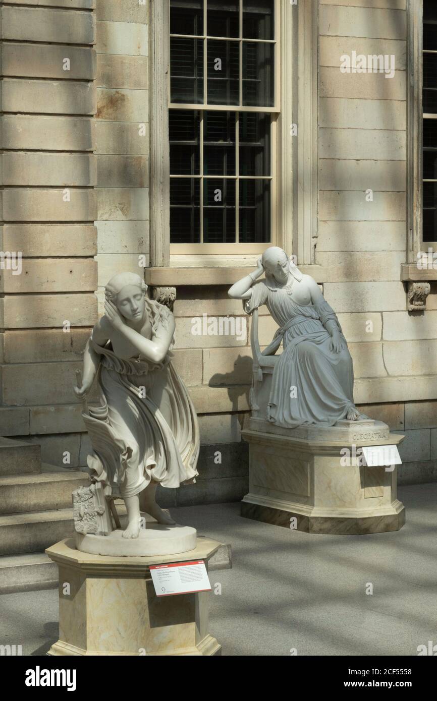 Charles Engelhard Court in The American Art Wing, The Metropolitan Museum of Art, NYC, USA Stock Photo