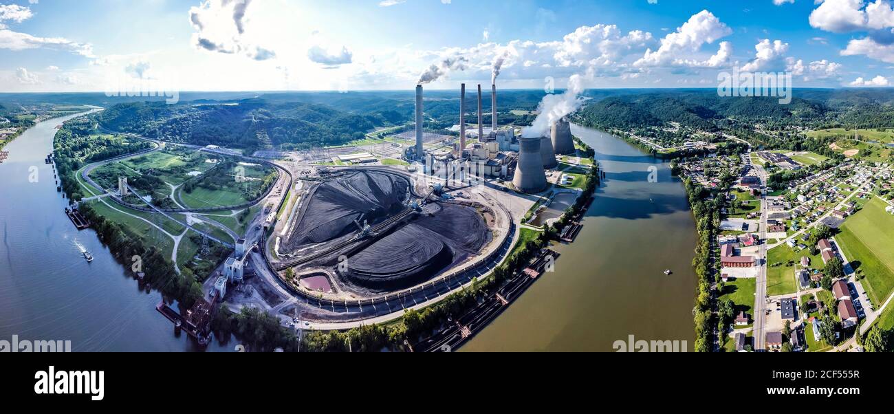 Winfield, West Virginia, USA. 23rd Aug, 2020. the John E. Amos Power