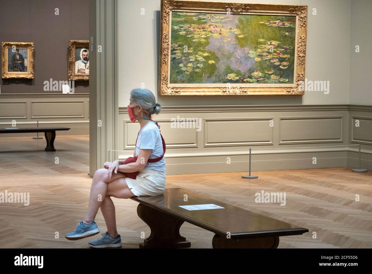 The Metropolitan Museum of Art is a popular tourist attraction on Museum Mile, New York City, U.S.A. Stock Photo