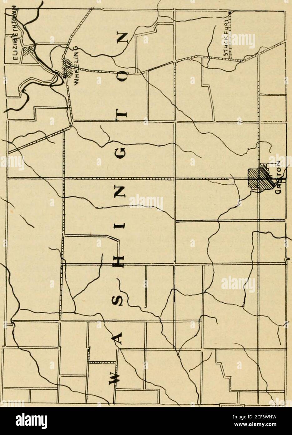 . Our county; its history and early settlement by townships. h 8 and the last by Wil-liam H. Brumfield November 8. The parties making pur-chases between those dates were Daniel Jarrett, James Wil-liamson and John Vanbuskirk. Section 35 is owned at present by W. Stephenson, J.Brown, William Bennett, E. Baker, G. L. Nottingham, D.P. Root, T. H. Fimple and S. B. Bradbury. The section has2 miles of public road beside one mile of the Bethel free pike,which crosses the northeast part of the section. Section 36 is the southeast corner section of Harrisontownship and its lands were all entered in 1836 Stock Photo