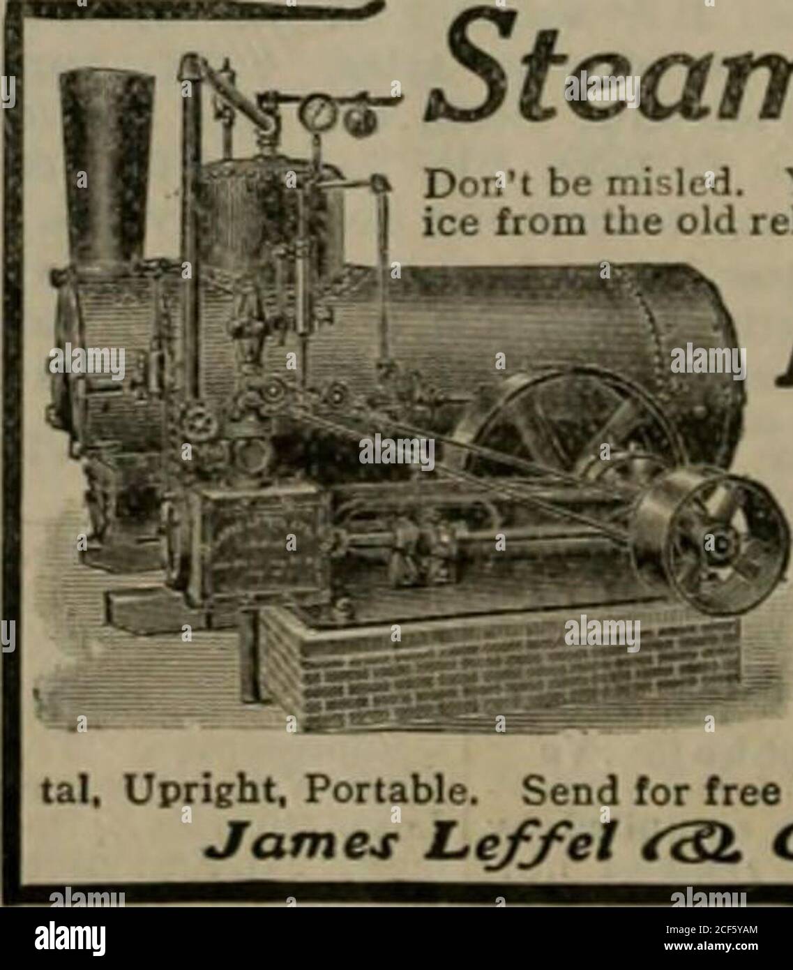 The Southern planter. JPl^O^W CO. r Steam Is Best You will ^:c-t more  reeliable steam power Leffel Engines have none of the uncertainties  and.^nnoyances of gasoline engines and , .^ .: