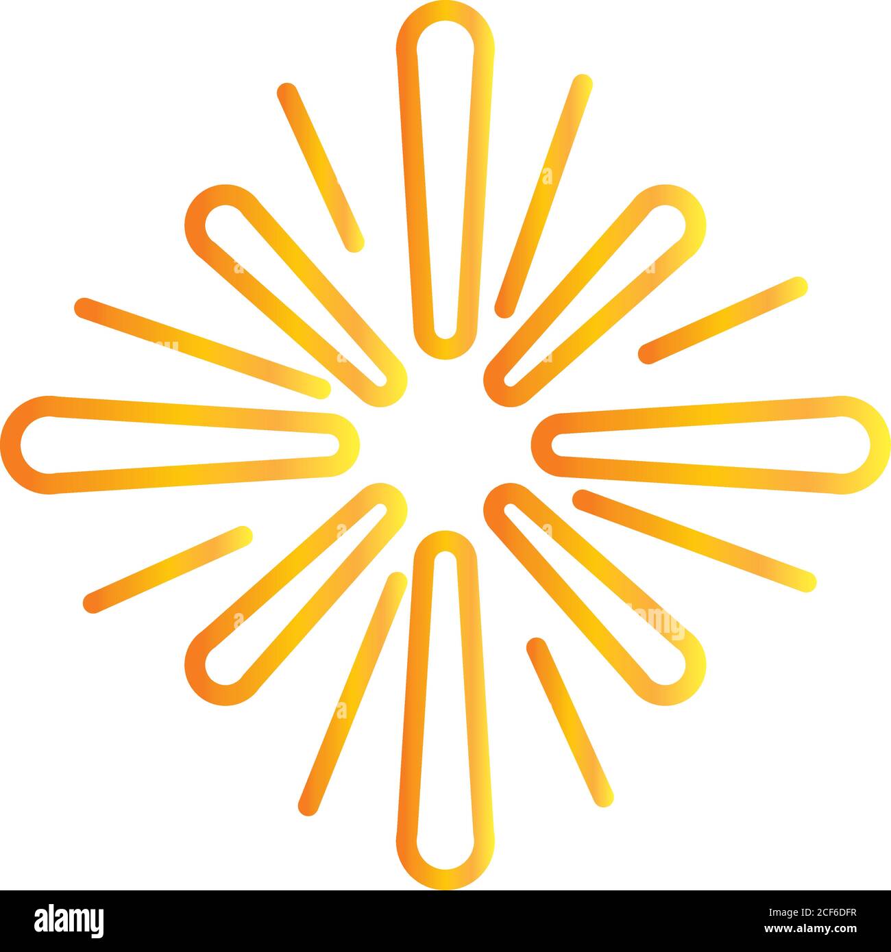 abstract decoration bright simple white background gradient style icon ...